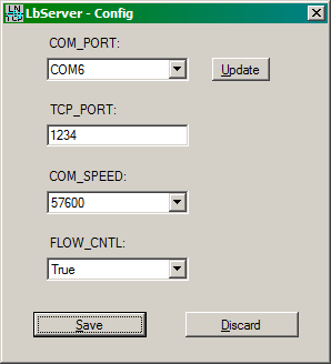 Use 57600bps with flow control