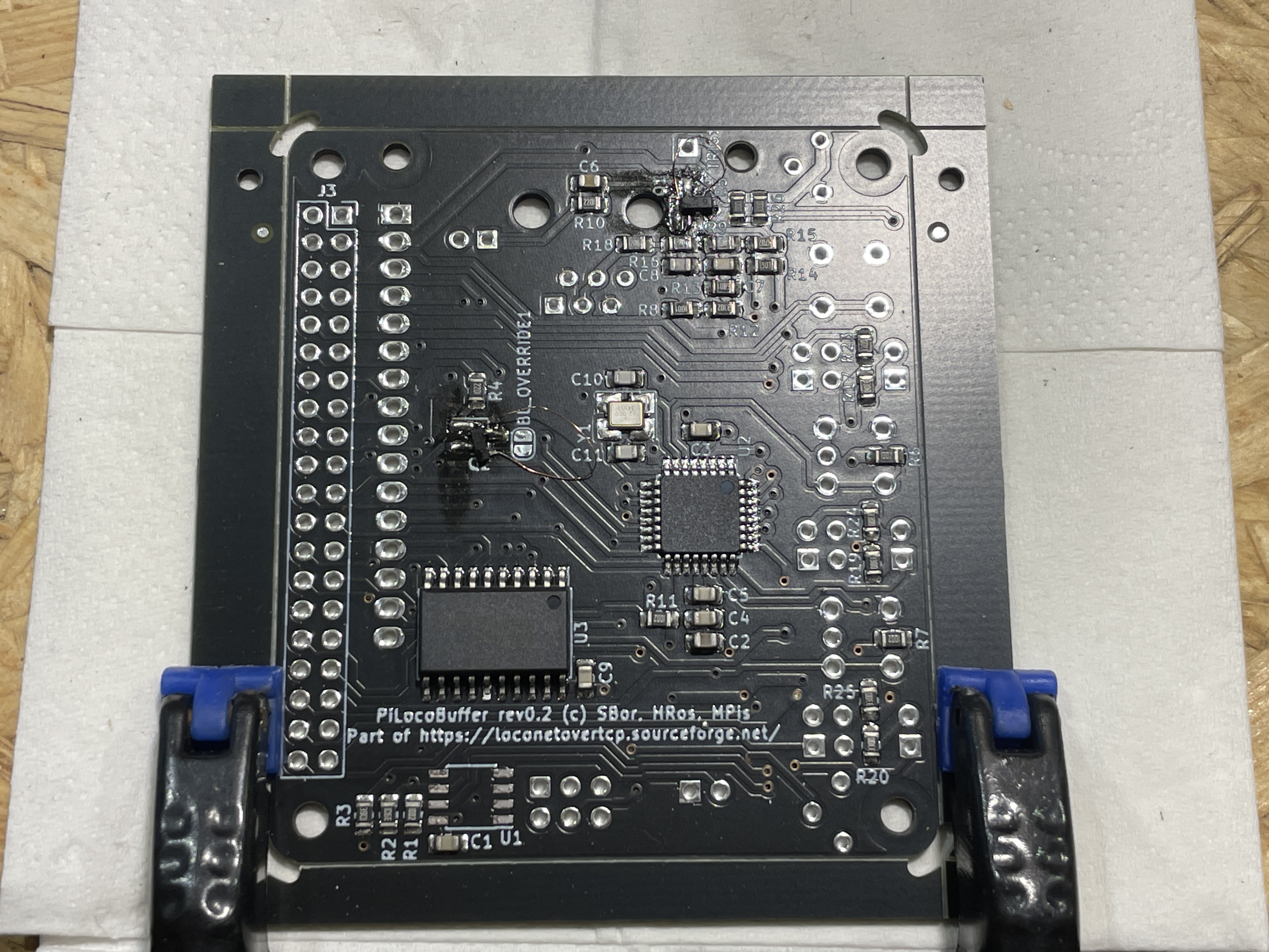 PCB after transistor correction