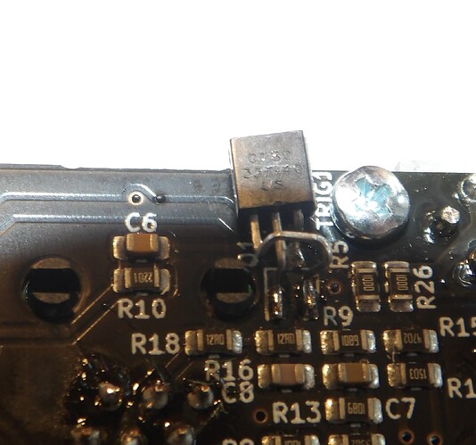 Fix with through hole transistors